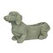 Resin Distressed Rustic Finish Dachshund Dog Indoor Outdoor Planter